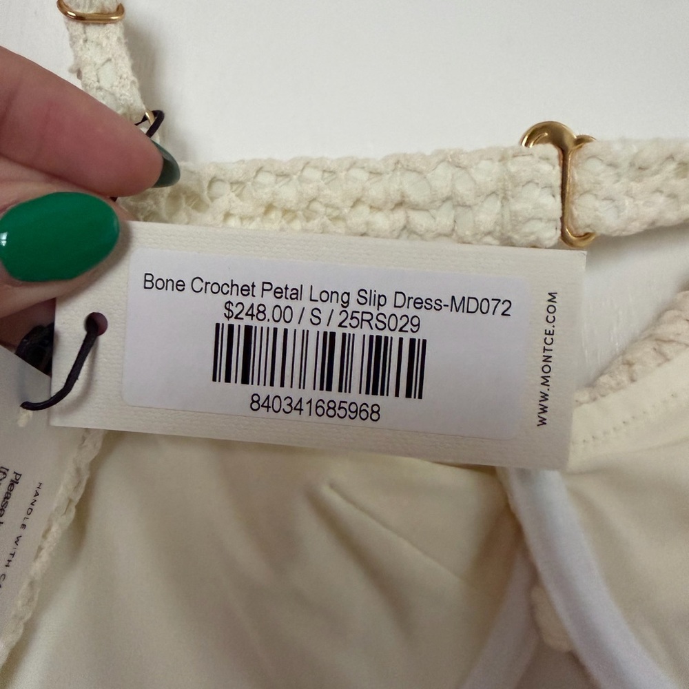 Montce Strapless Cream Dress - Picture 3 of 3